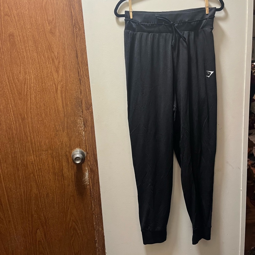 Gymshark gray jogger leggings size large casual workout athleisure gym workout